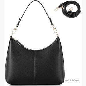 Waterproof PU Leather Crossbody Bag with Adjustable Strap